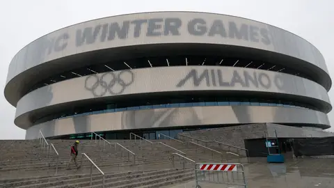 Exterior del Milano Santagiulia Ice Hockey Arena Exterior del Milano Santagiulia Ice Hockey Arena