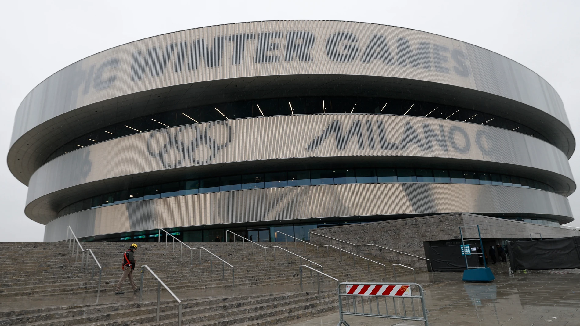 Exterior del Milano Santagiulia Ice Hockey Arena Exterior del Milano Santagiulia Ice Hockey Arena