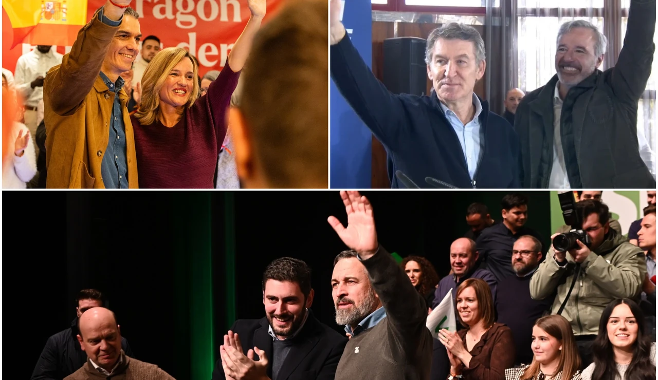 Los líderes nacionales se vuelcan con sus candidatos antes del cierre de campaña en Aragón