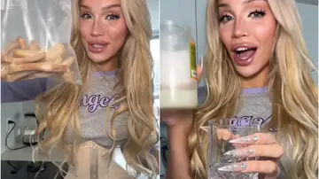 Una influencer francesa asegura haberse quitado varias costillas, hace un caldo con ellas y se lo bebe: "Sabe a pollo" Una influencer francesa asegura haberse quitado varias costillas, hace un caldo con ellas y se lo bebe: "Sabe a pollo"