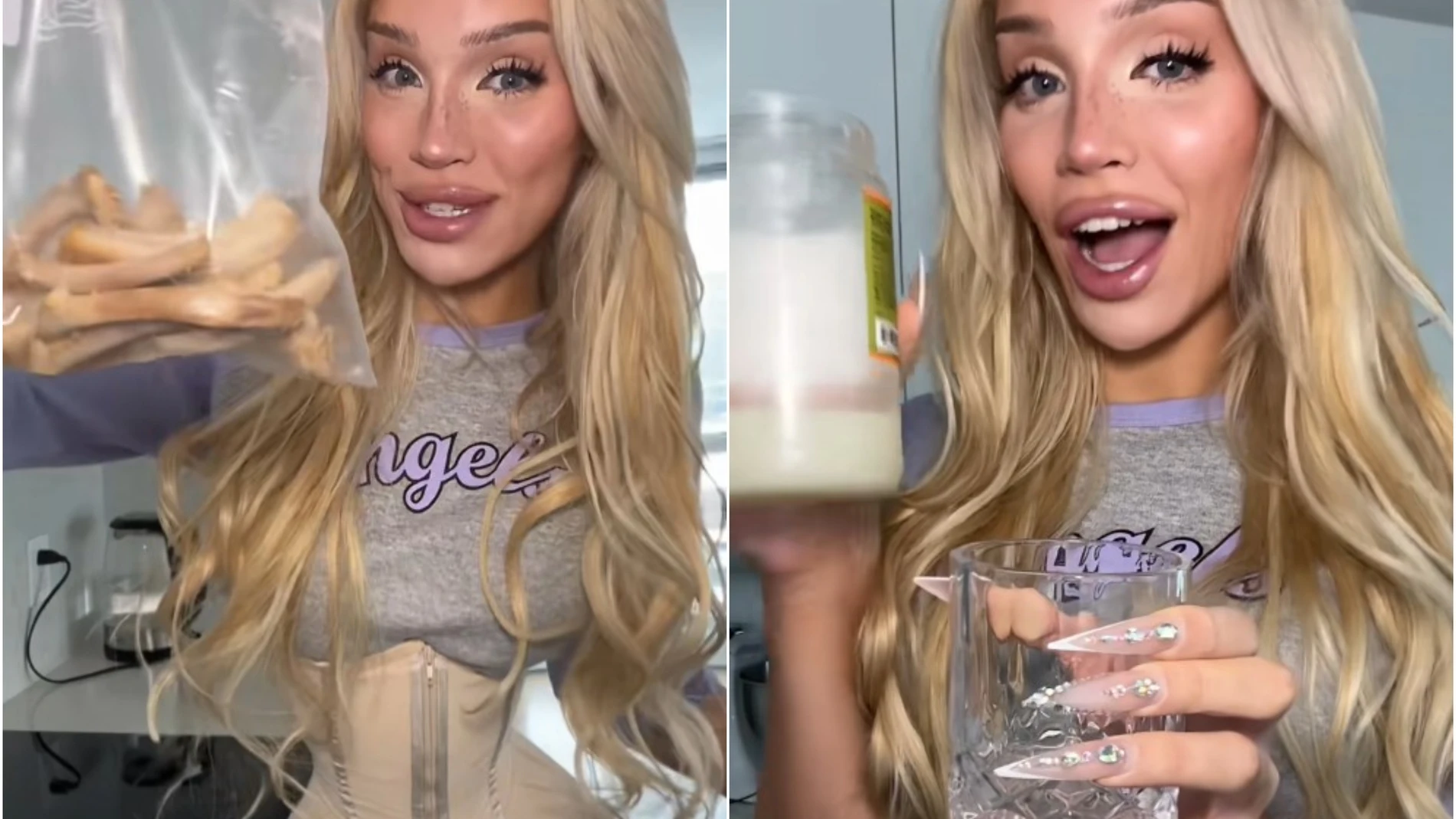 Una influencer francesa asegura haberse quitado varias costillas, hace un caldo con ellas y se lo bebe: "Sabe a pollo" Una influencer francesa asegura haberse quitado varias costillas, hace un caldo con ellas y se lo bebe: "Sabe a pollo"