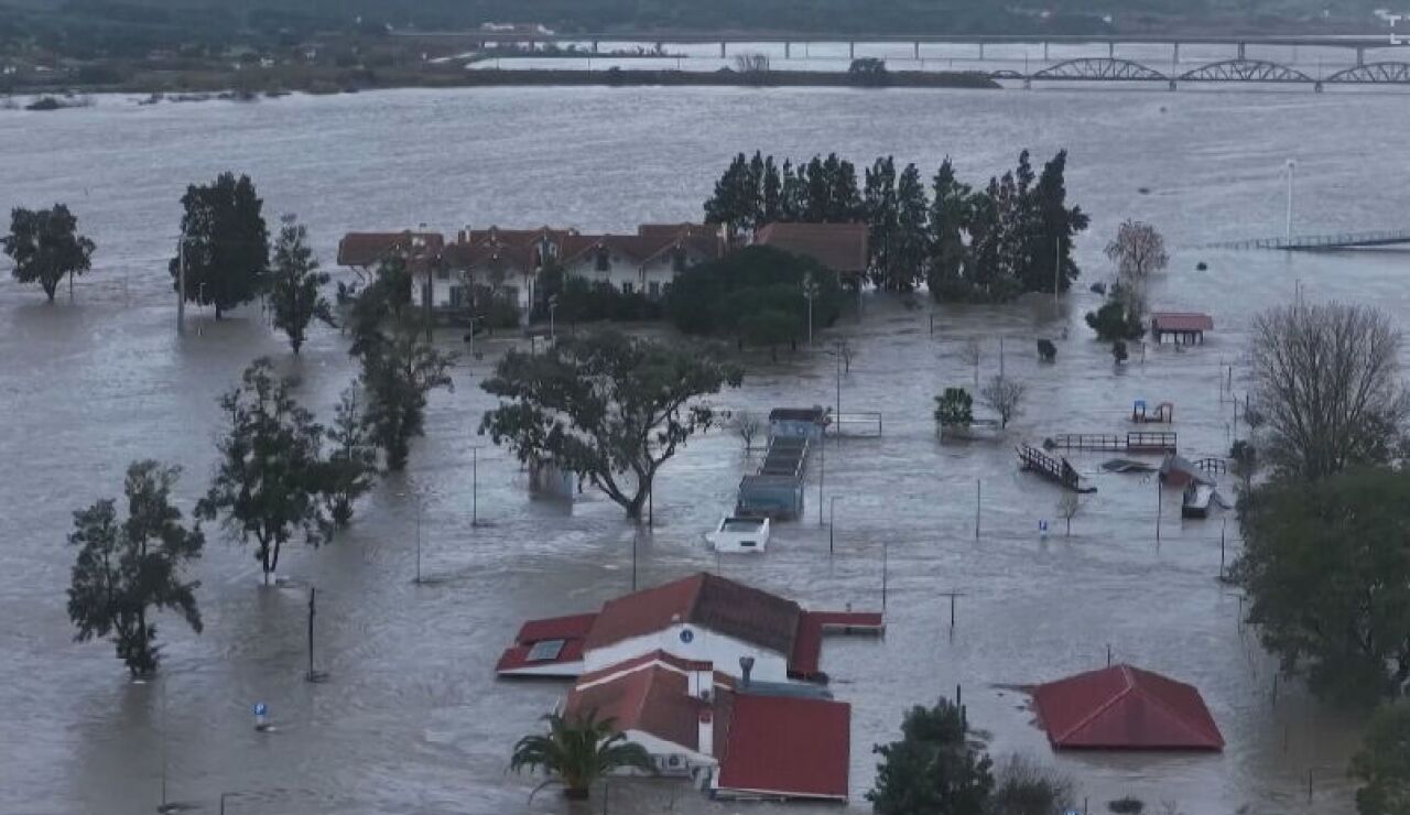 Inundaciones en Portugal por la borrasca Leonardo 