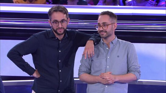 Agustín y Emilio, concursantes de Atrapa un millón