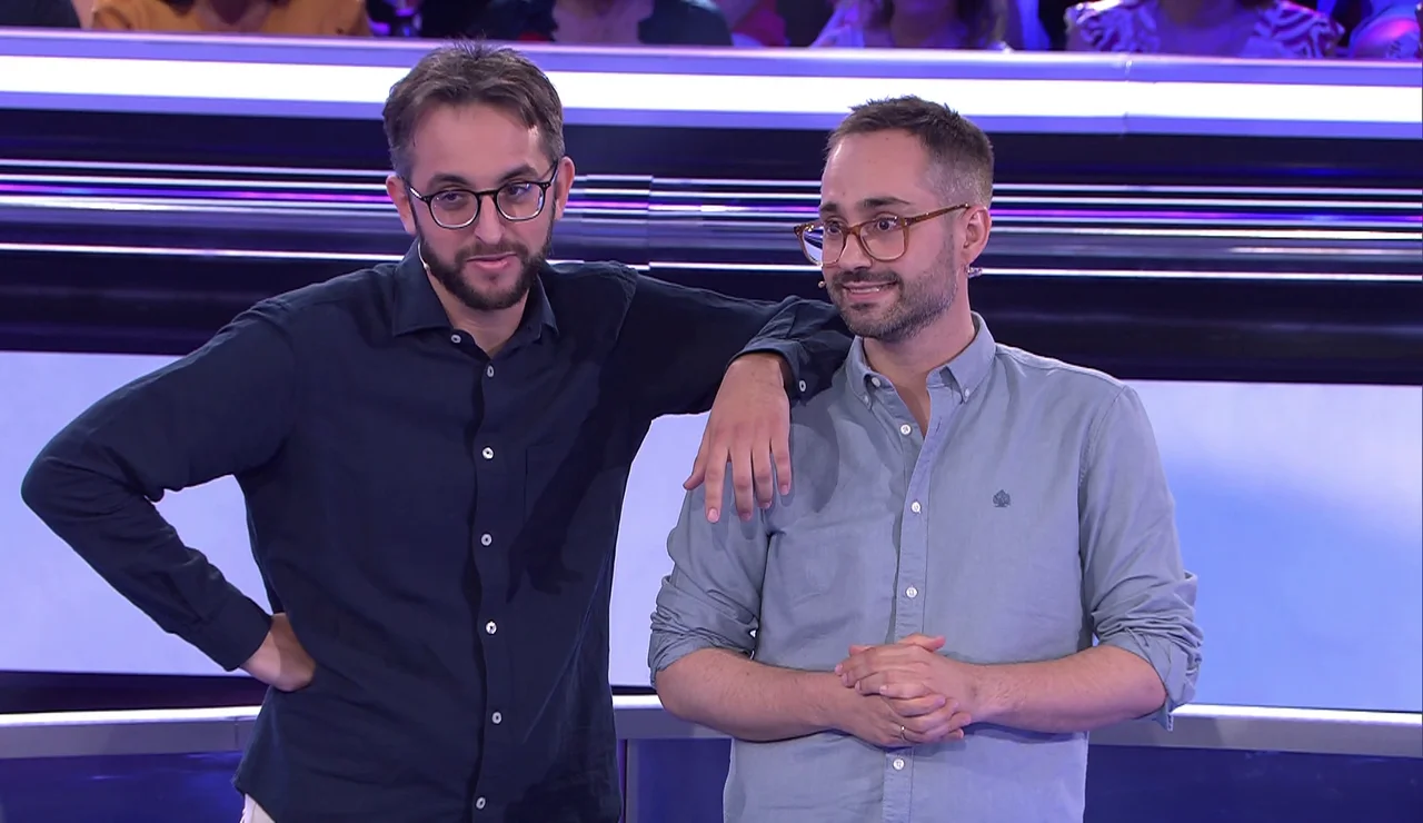 Agustín y Emilio, concursantes de Atrapa un millón