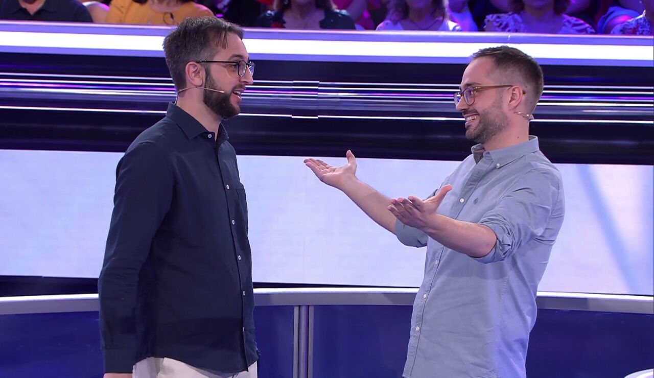 Agust&iacute;n y Emilio, concursantes de Atrapa un mill&oacute;n