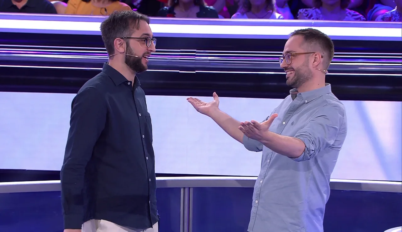 Agustín y Emilio, concursantes de Atrapa un millón
