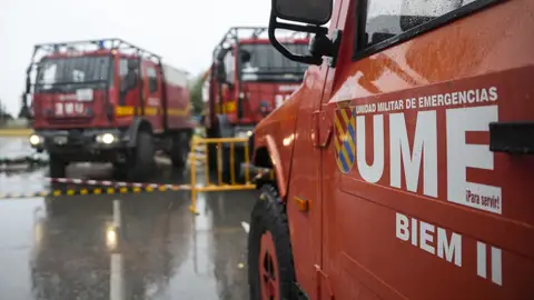 Imagen de la UME en el Palmar de Troya Imagen de la UME en el Palmar de Troya