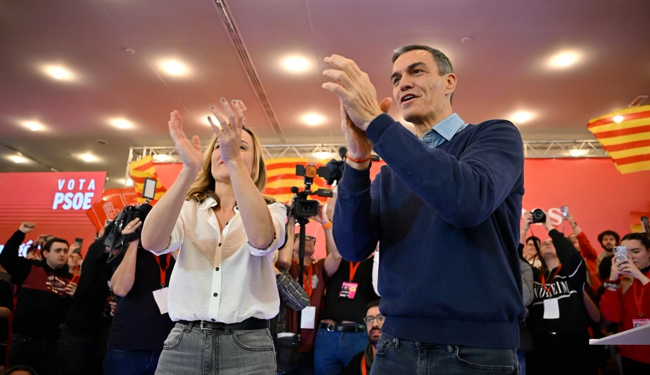 Acto de cierre de campaña del PSOE en Aragón