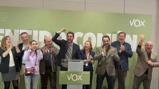 Nolasco celebra el buen resultado de Vox en las elecciones de Aragón Nolasco celebra el buen resultado de Vox en las elecciones de Aragón