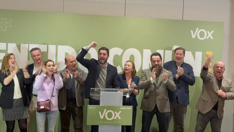 Nolasco celebra el buen resultado de Vox en las elecciones de Arag&oacute;n
