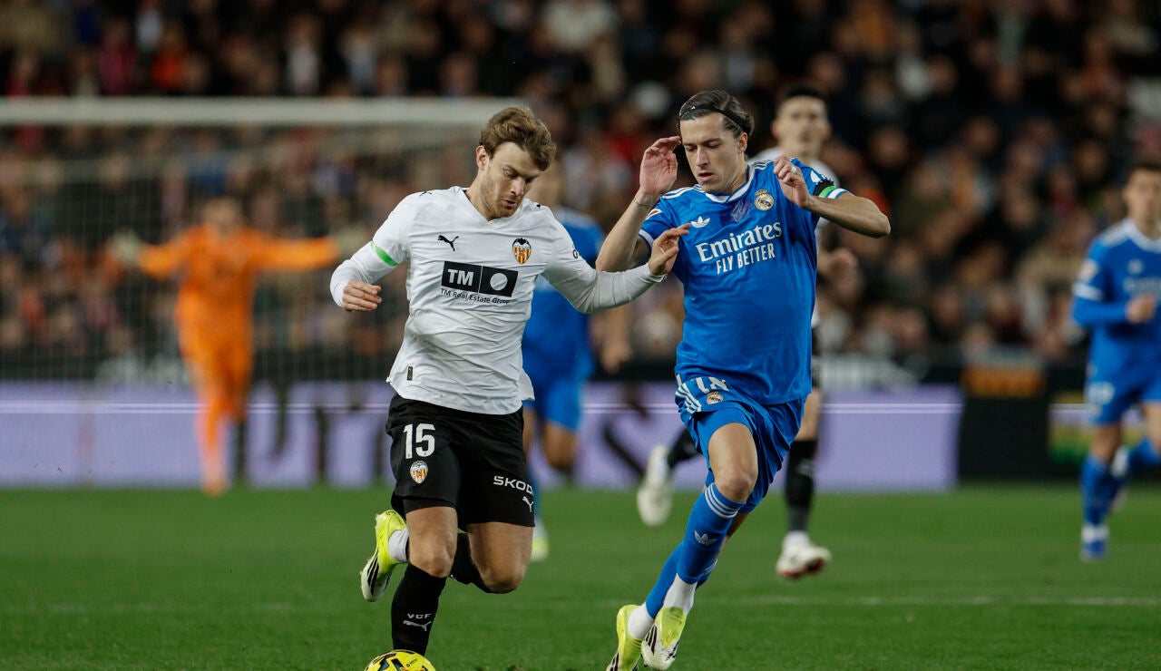 Imagen del Valencia-Real Madrid
