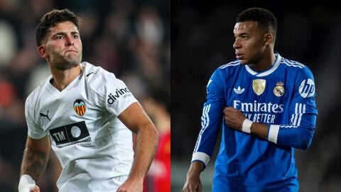 Hugo Duro y Kylian Mbapp&eacute;