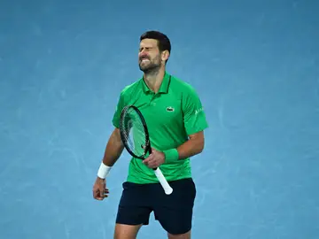 Novak Djokovic durante la final del Open de Australia Novak Djokovic durante la final del Open de Australia