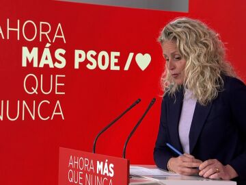 Las palabras de la portavoz del PSOE.