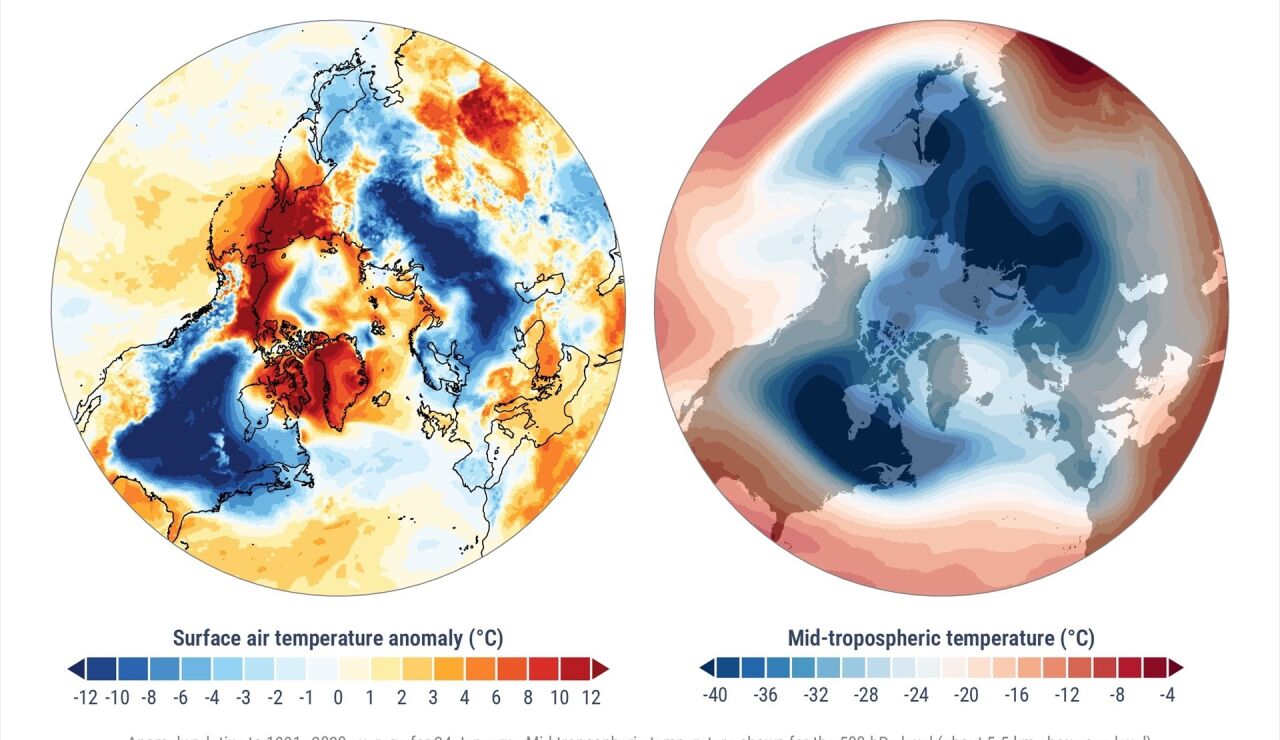 Enero de 2026 fue el 5&ordm; m&aacute;s c&aacute;lido registrado a nivel mundial