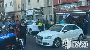 Imagen del lugar donde se ha producido el atropello Imagen del lugar donde se ha producido el atropello