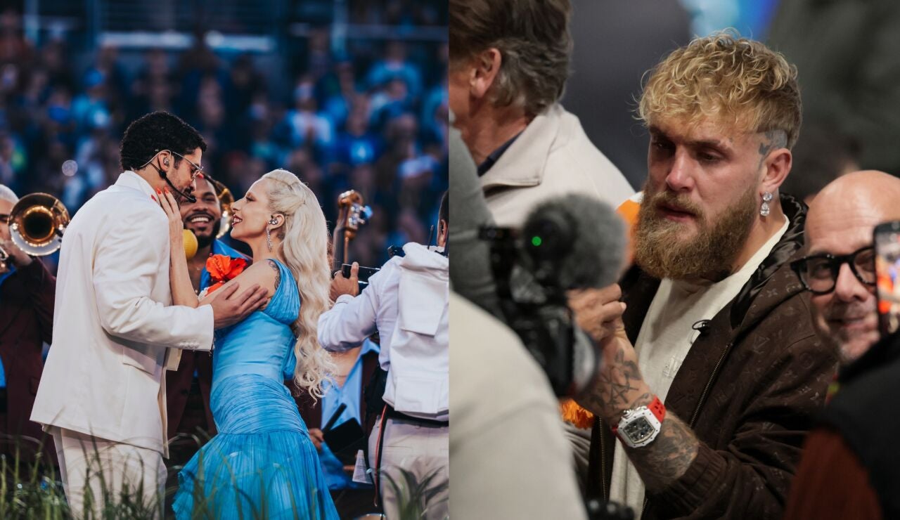 Bad Bunny actuando en la Super Bowl y Jake Paul en Milano-Cortina