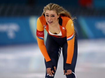 Jutta Leerdam, emocionada tras ganar el oro en Milano-Cortina