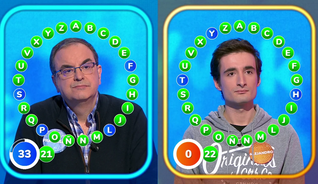 Francisco planta cara a Alejandro en su estreno en El Rosco: ¿alcanzará sus 22 aciertos?