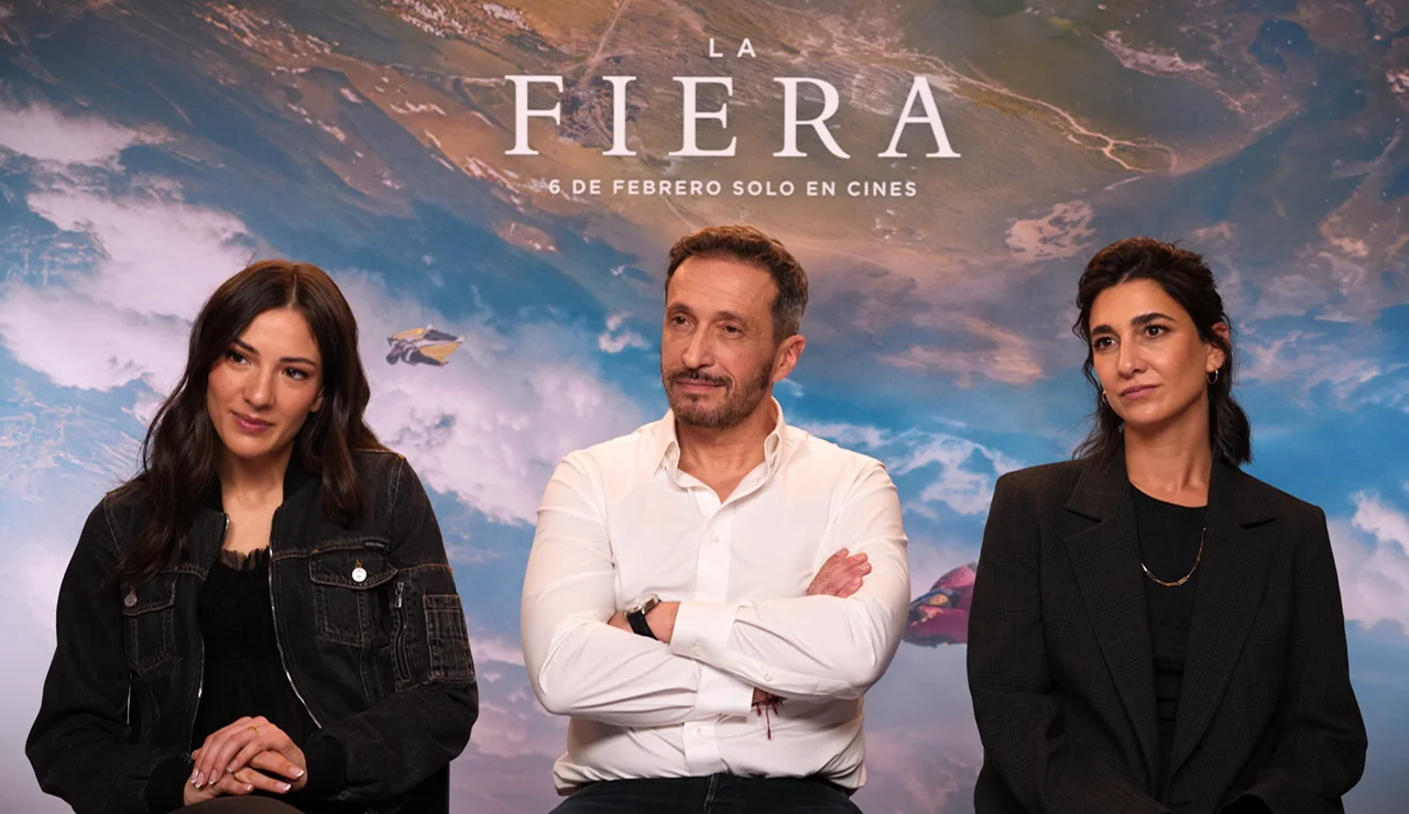 Candela González, Salvador Calvo y Stéphanie Magnin, de La fiera