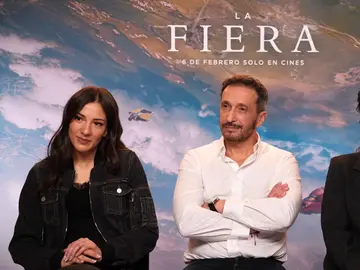 Candela González, Salvador Calvo y Stéphanie Magnin, de La fiera Candela González, Salvador Calvo y Stéphanie Magnin, de La fiera