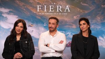 Candela Gonz&aacute;lez, Salvador Calvo y St&eacute;phanie Magnin, de La fiera