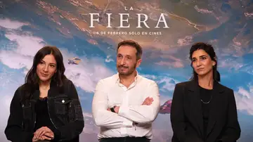 Candela González, Salvador Calvo y Stéphanie Magnin, de La fiera Candela González, Salvador Calvo y Stéphanie Magnin, de La fiera