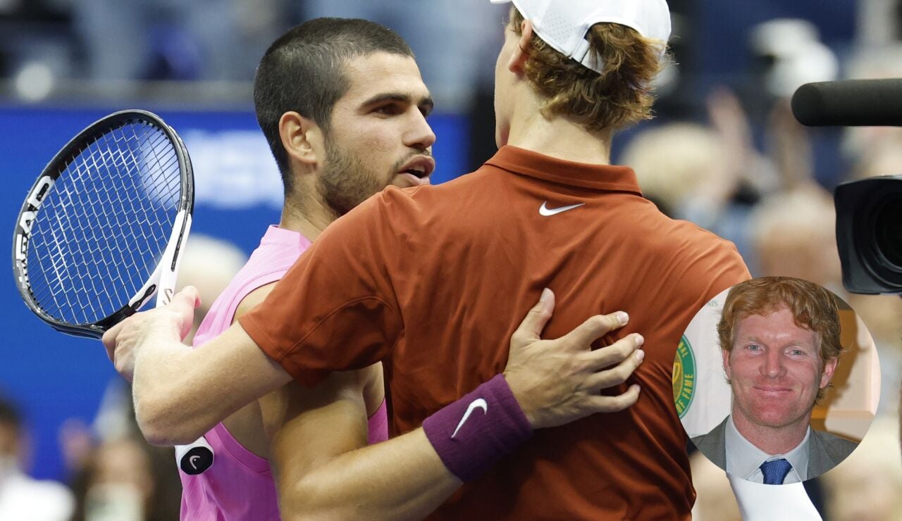 Jim Courier analiza a Carlos Alcaraz y Jannik Sinner