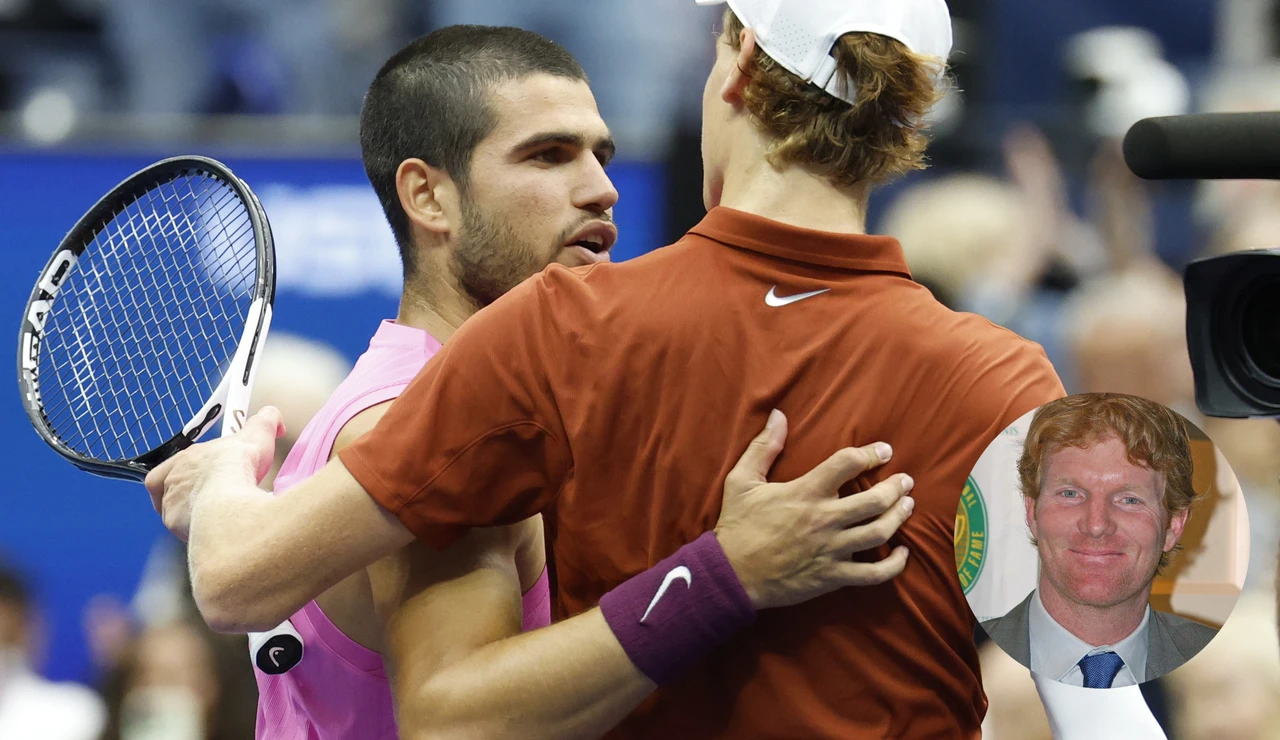 Jim Courier analiza a Carlos Alcaraz y Jannik Sinner