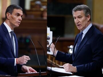 Pedro S&aacute;nchez y Alberto N&uacute;&ntilde;ez Feij&oacute;o en el Congreso