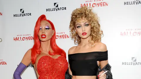 Heidi Klum y Gigi Hadid disfrazadas Heidi Klum y Gigi Hadid disfrazadas