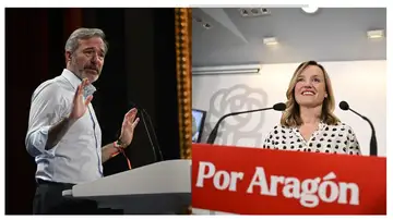 Jorge Azcón y Pilar Alegría Jorge Azcón y Pilar Alegría