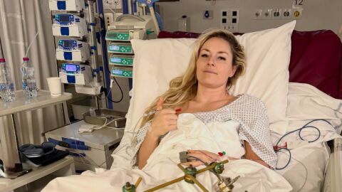Lindsey Vonn desde el hospital 