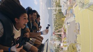 Los gritos de angustia de Joaqu&iacute;n y sus hijas en la monta&ntilde;a rusa m&aacute;s alta de Jap&oacute;n