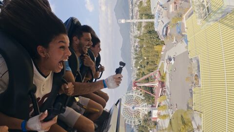 Los gritos de angustia de Joaqu&iacute;n y sus hijas en la monta&ntilde;a rusa m&aacute;s alta de Jap&oacute;n