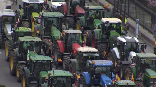 Imagen de archivo de una tractorada