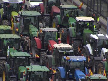 Imagen de archivo de una tractorada