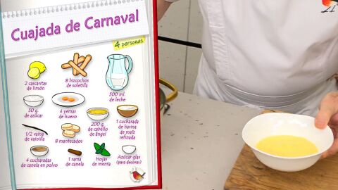 Ingredientes Cuajada de Carnaval