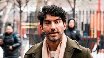 Justin Baldoni a su llegada a los juzgados de Nueva york a una comparecencia con Blake Lively