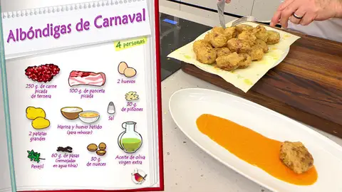 Ingredientes Albóndigas de Carnaval Ingredientes Albóndigas de Carnaval