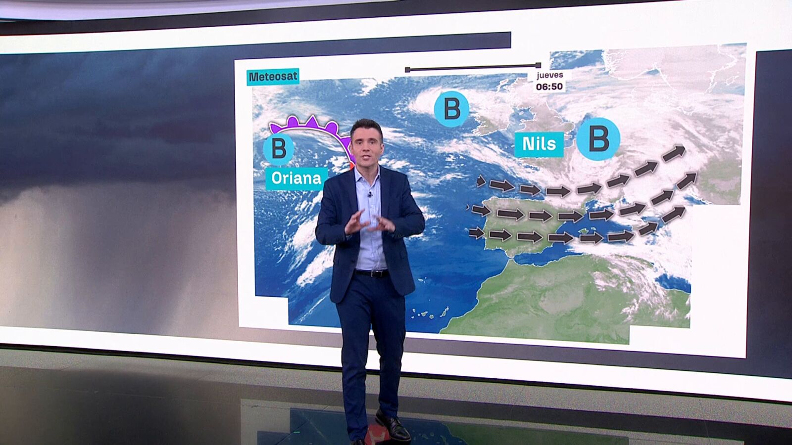 Ya tiene nombre la borrasca que despedirá este largo temporal: trae más viento, lluvia, nieve y frío