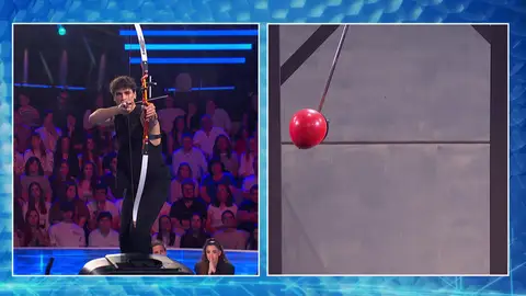 ¡Bravo! La puntería de Daniel Illescas en el tiro con arco en movimiento ¡Bravo! La puntería de Daniel Illescas en el tiro con arco en movimiento