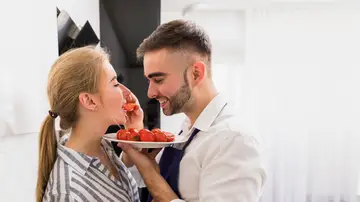 Momento romántico en pareja Momento romántico en pareja