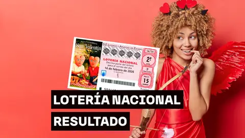 Comprobar Sorteo San Valentín: resultado del Sorteo Extraordinario de San Valentín de la Lotería Nacional del sábado 14 de febrero 2026 Comprobar resultado del Sorteo Extraordinario de San Valentín de la Lotería Nacional