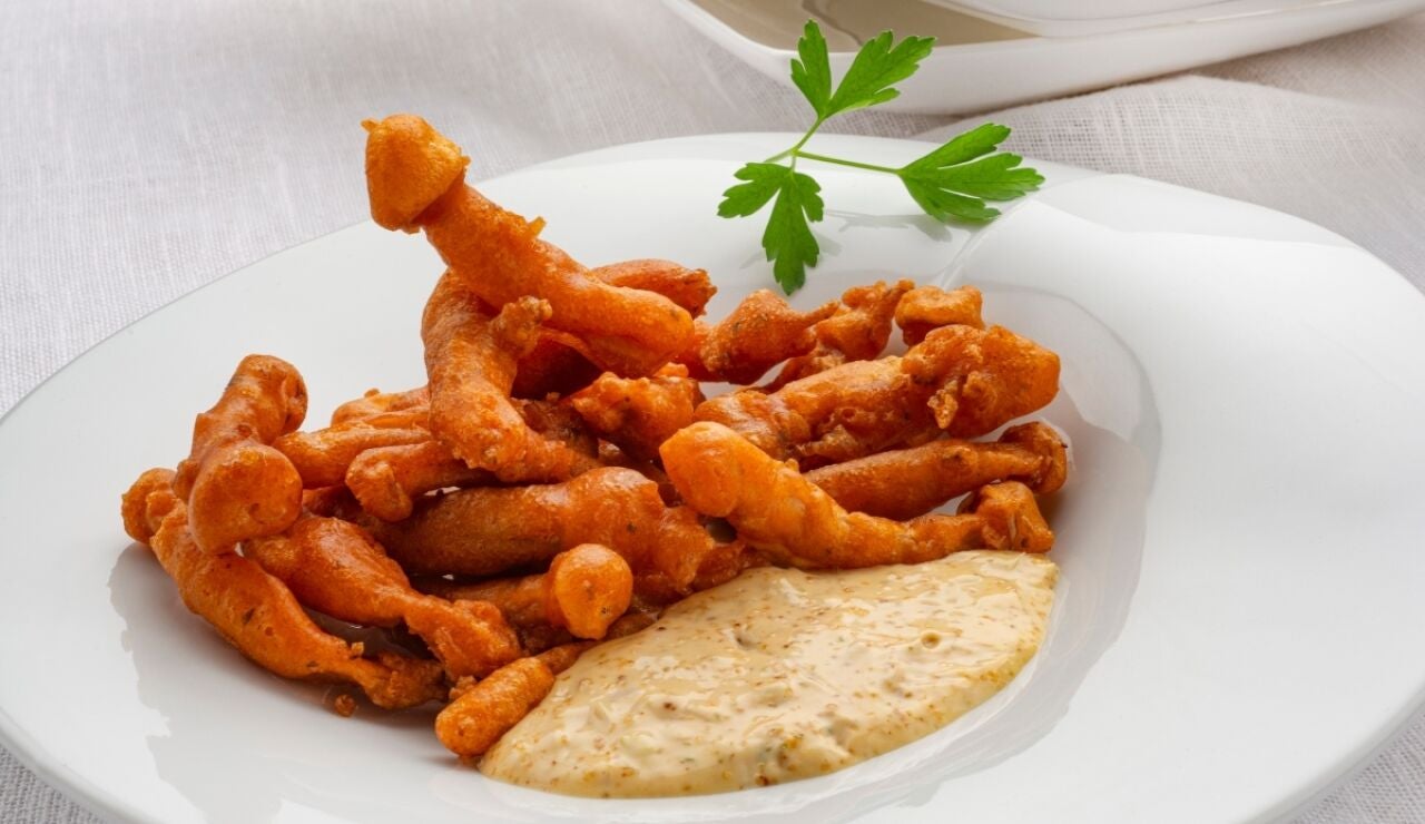 Argui&ntilde;ano, sobre las setas shimeji en tempura con salsa crispy de chile: "Para un aperitivo perfecto"