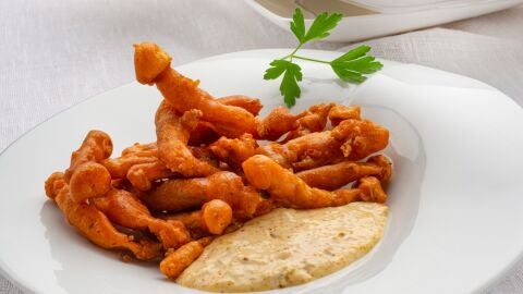 Argui&ntilde;ano, sobre las setas shimeji en tempura con salsa crispy de chile: "Para un aperitivo perfecto"