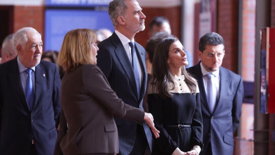 Imagen del rey Felipe VI junto con la reina Letizia 