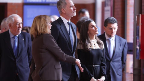 Imagen del rey Felipe VI junto con la reina Letizia 
