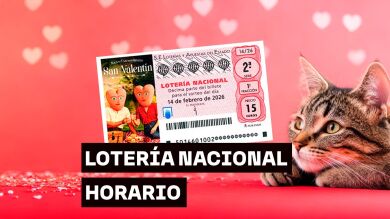 Horario y dónde ver el Sorteo Extraordinario de San Valentín de la Lotería Nacional del sábado 14 de febrero 2026