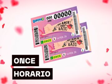 Horario y dónde ver el Sorteo del Cupón Extra de San Valentín de la ONCE del sábado 14 de febrero 2026 Horario y dónde ver el Sorteo del Cupón Extra de San Valentín de la ONCE del sábado 14 de febrero 2026